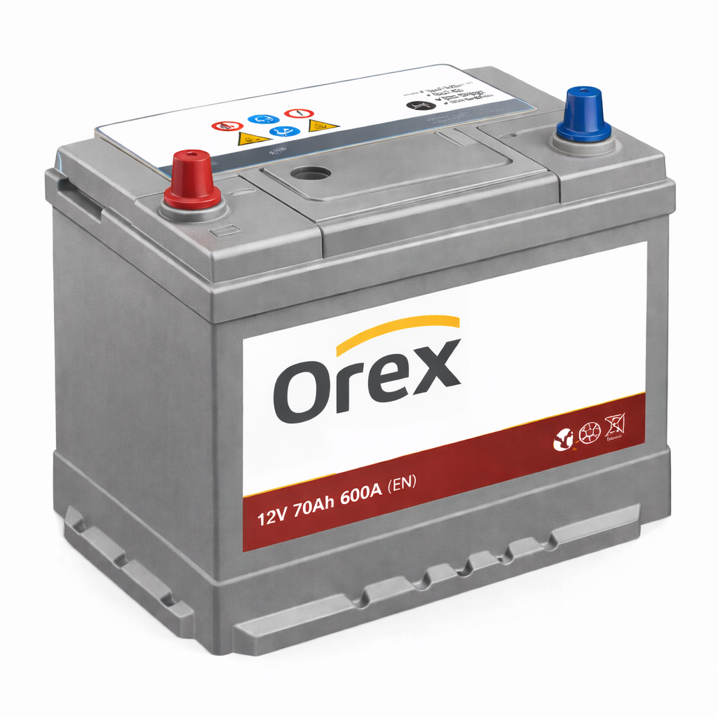 Orex 70Ah Asya Akü | Araç Aküsü | Mezitli Akü