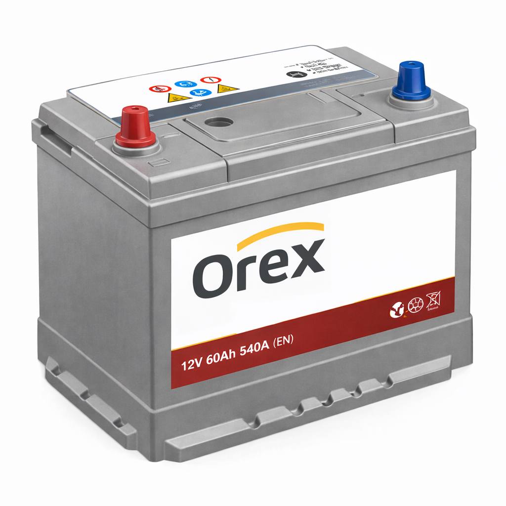 Orex 60Ah Asya Akü | Araç Aküsü | Mezitli Akü